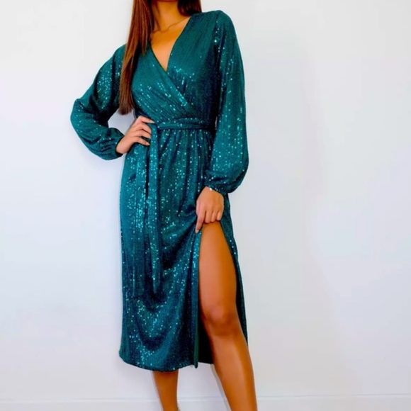 Long Sleeve Missguided Sequin Wrap Front Midi Dress Missguided Dresses Green Sequin Wrap Dress Nwt Poshmark Long Sleeve Missguided Sequin Wrap Front Midi Dress Missguided Dresses Green Sequin Wrap Dress Nwt Poshmark